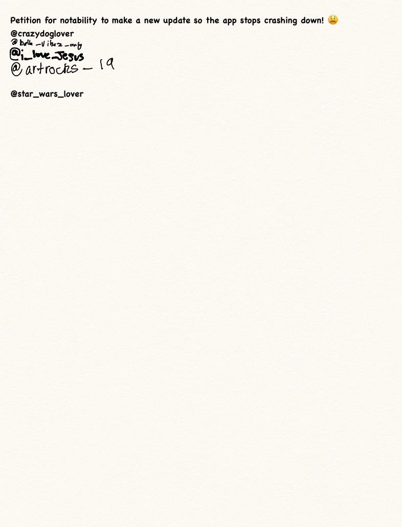Pls Sign And Repost This! - Notability Gallery
