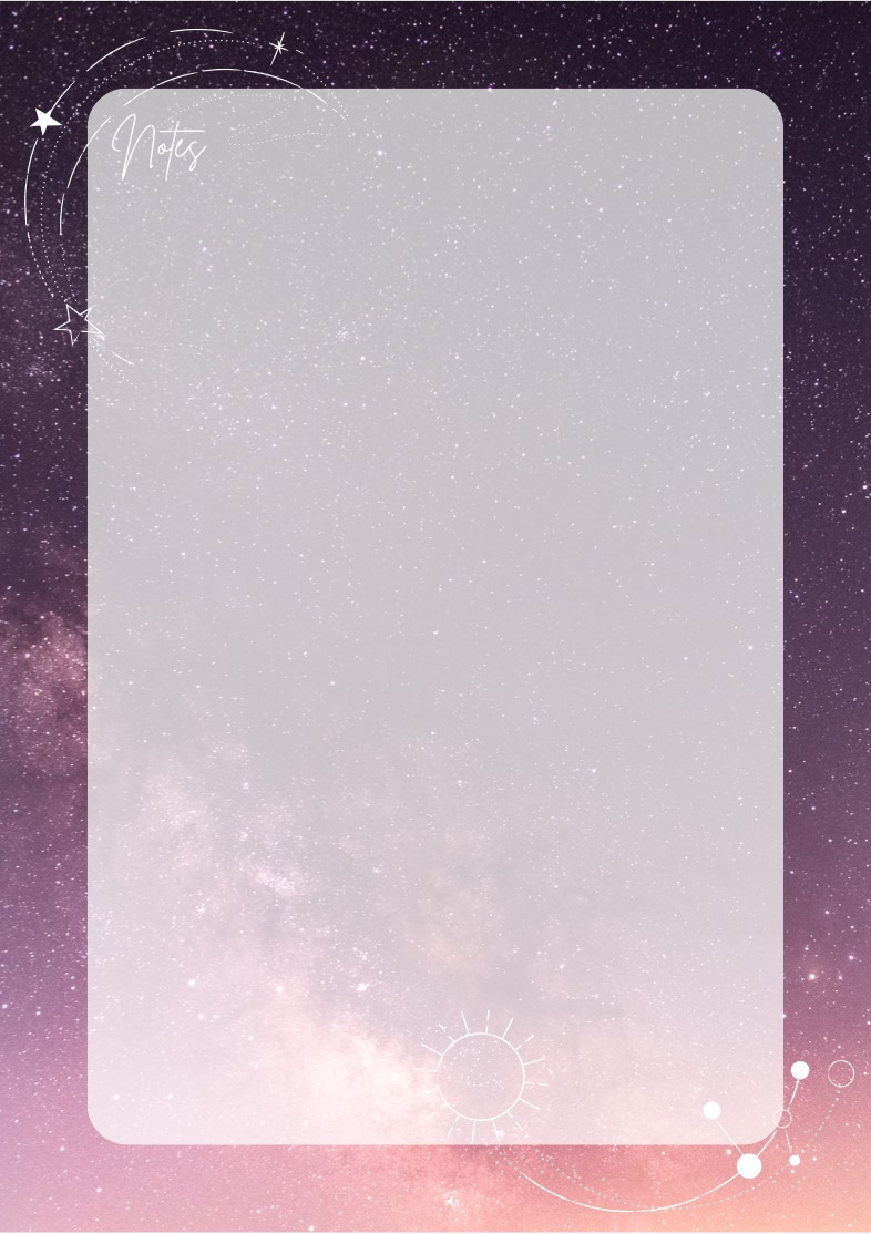 Purple Pink Galaxy Notes - Notability Gallery