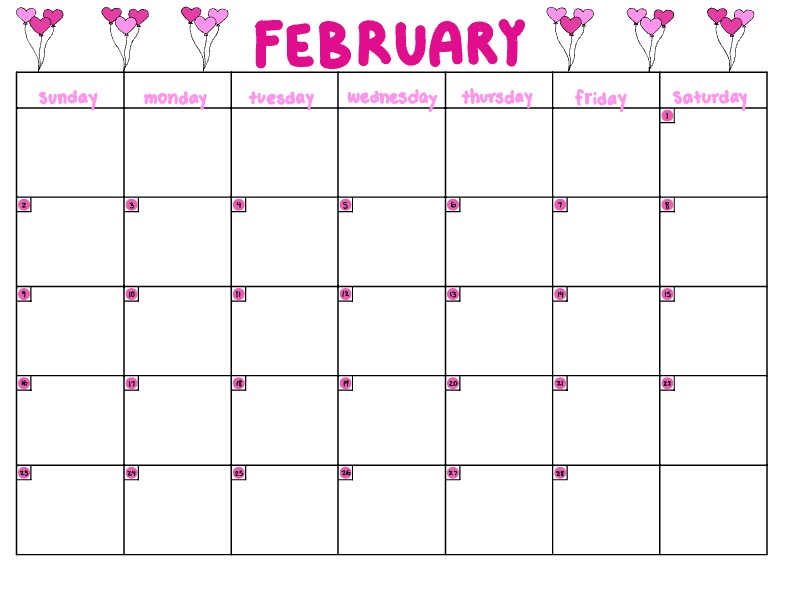 February 2025 Calendar - Notability Gallery
