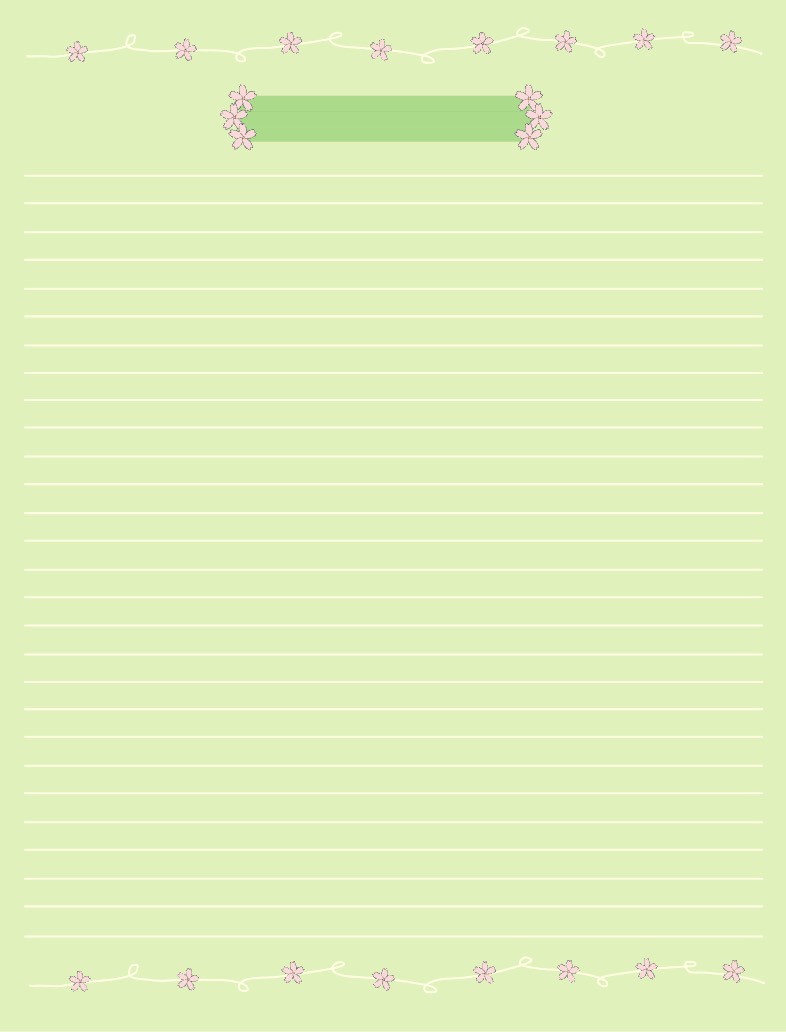 Spring Note Template - Notability Gallery