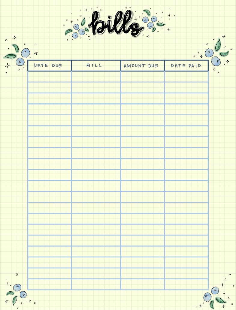 Bill Tracker - Notability Gallery