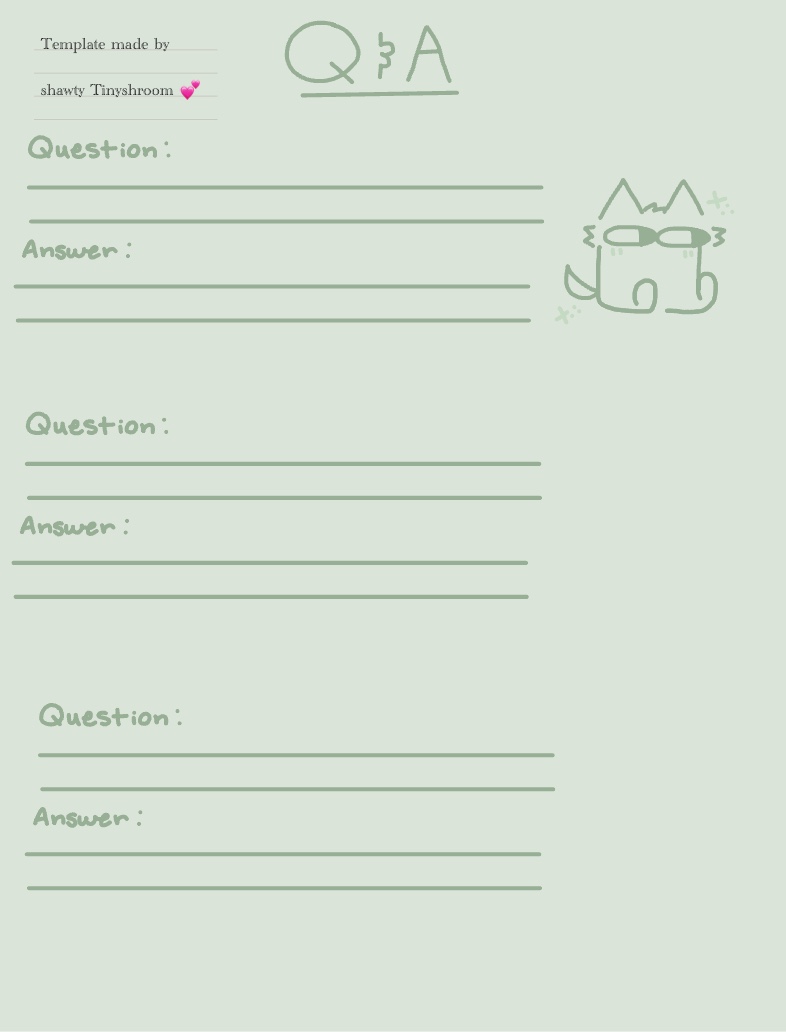 Q And A ☆ʕ•ᴥ•ʔ - Notability Gallery