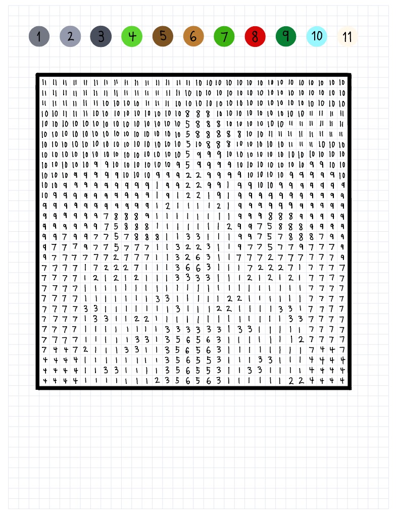 Color Num.1 Color By Number #1 - Notability Gallery