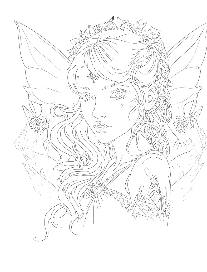 Fairy Coloring Sheet - Notability Gallery