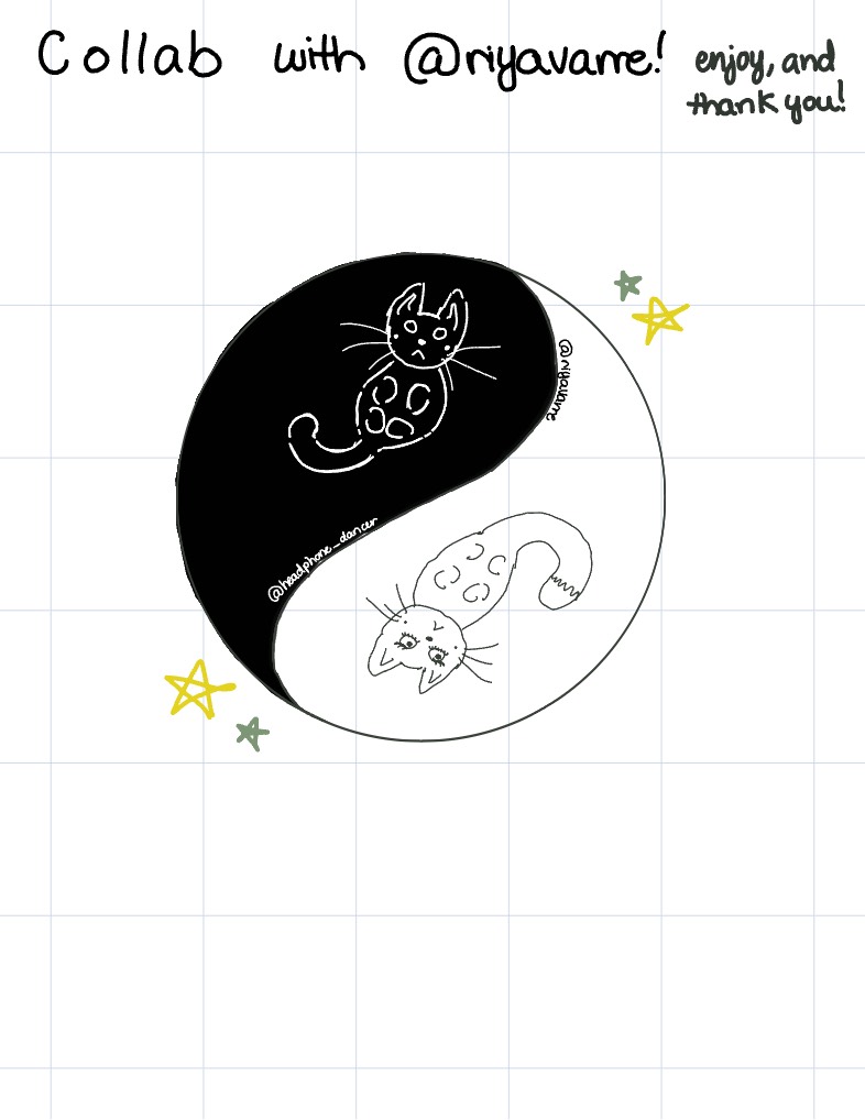Cat Yin And Yang 🖤🤍 - Notability Gallery