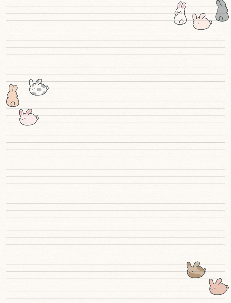 Bunny Lined Notes - Notability Gallery