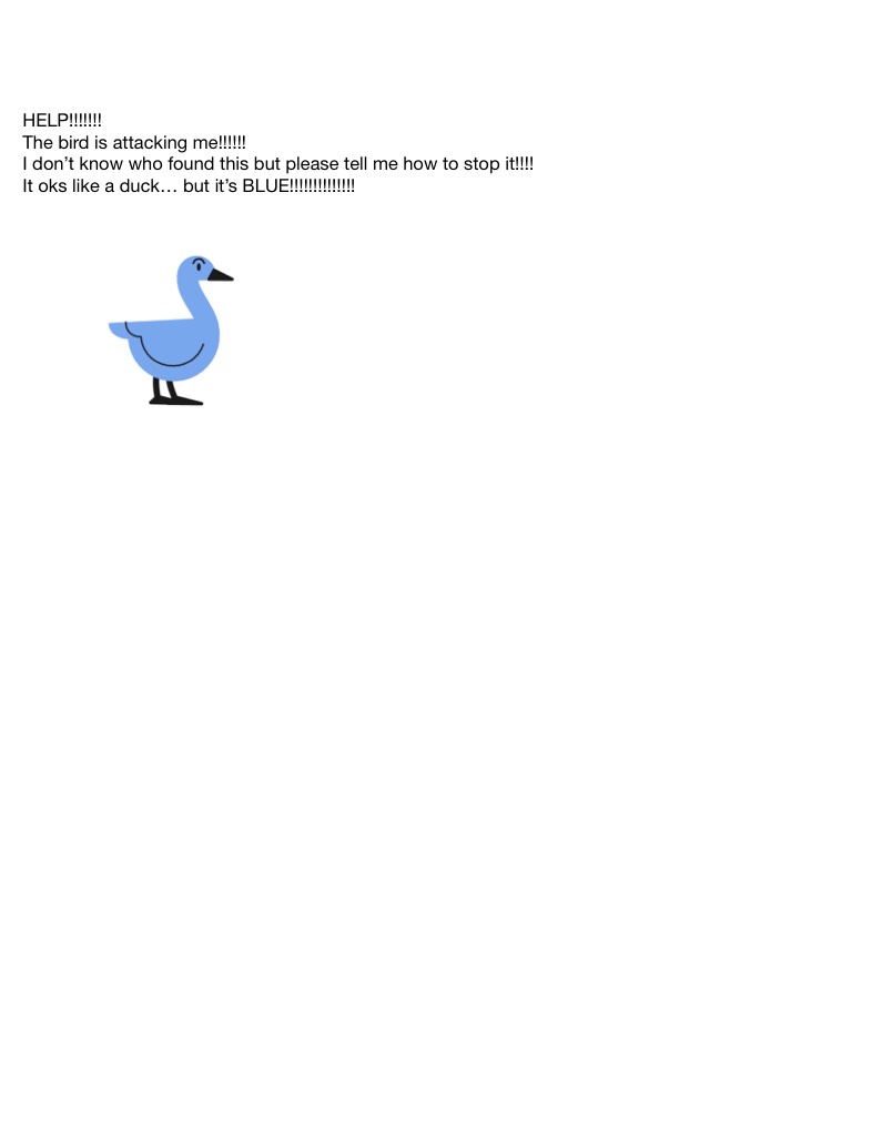 Bird Attack! - Notability Gallery