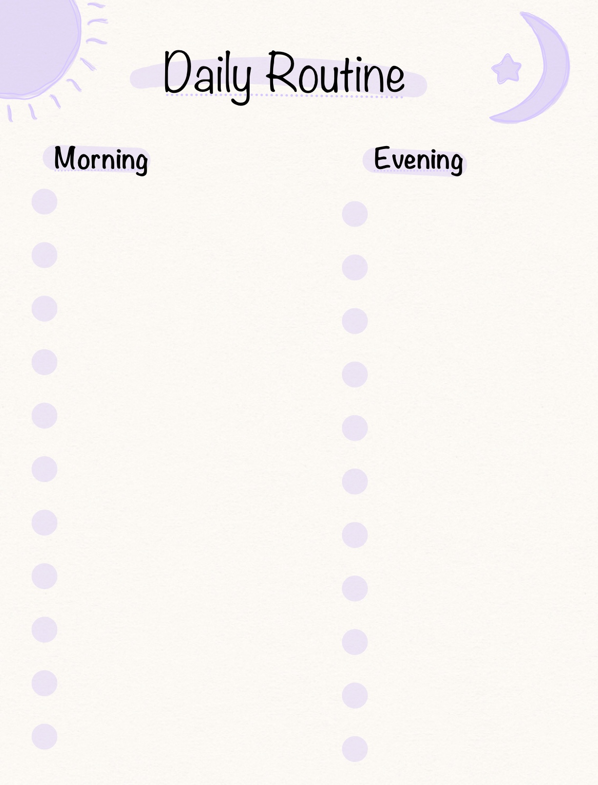 Daily Routine - Notability Gallery