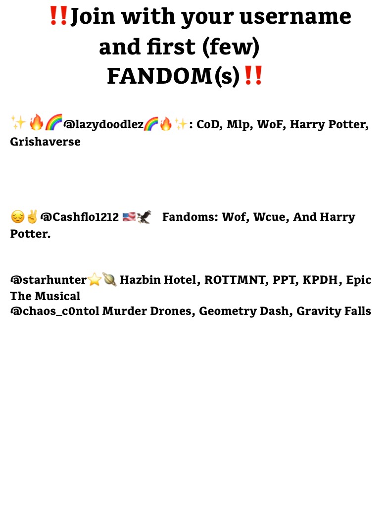 Join With Your First FANDOM! - Notability Gallery