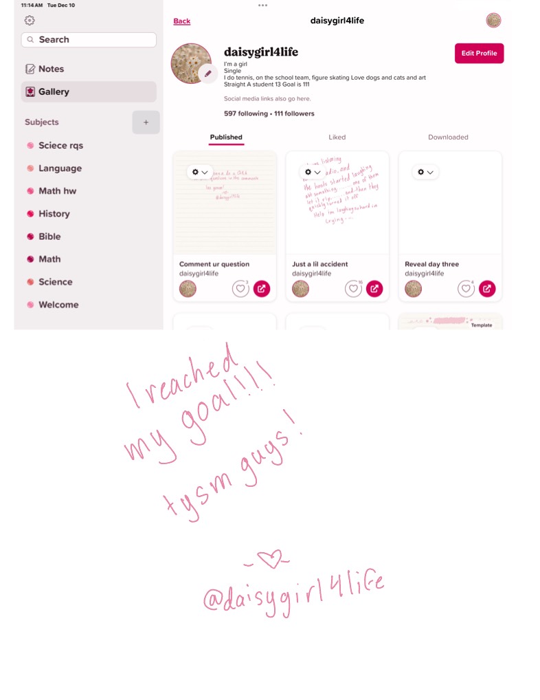 Reached My Goal!!!!!!!!! - Notability Gallery