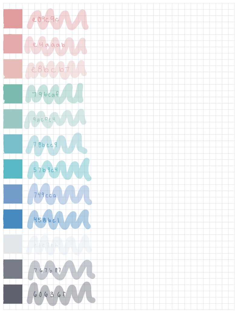 Pastel Color Palette - Notability Gallery