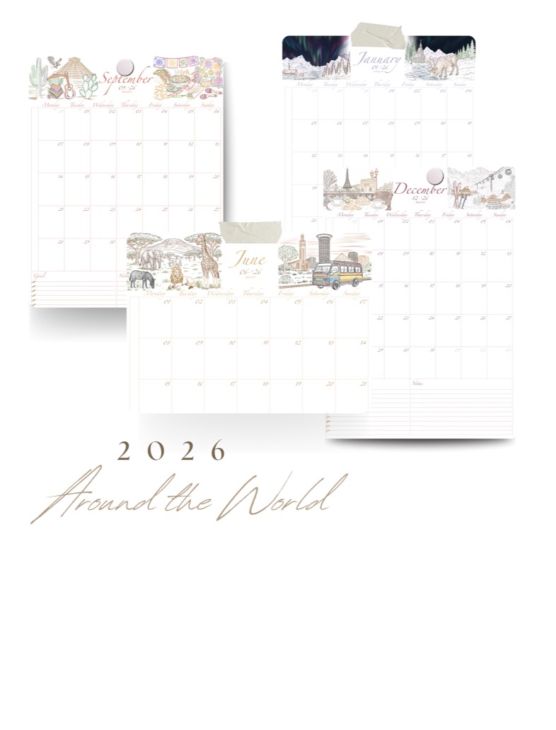 2026 Monthly Digital Calendar-Planner - Notability Gallery