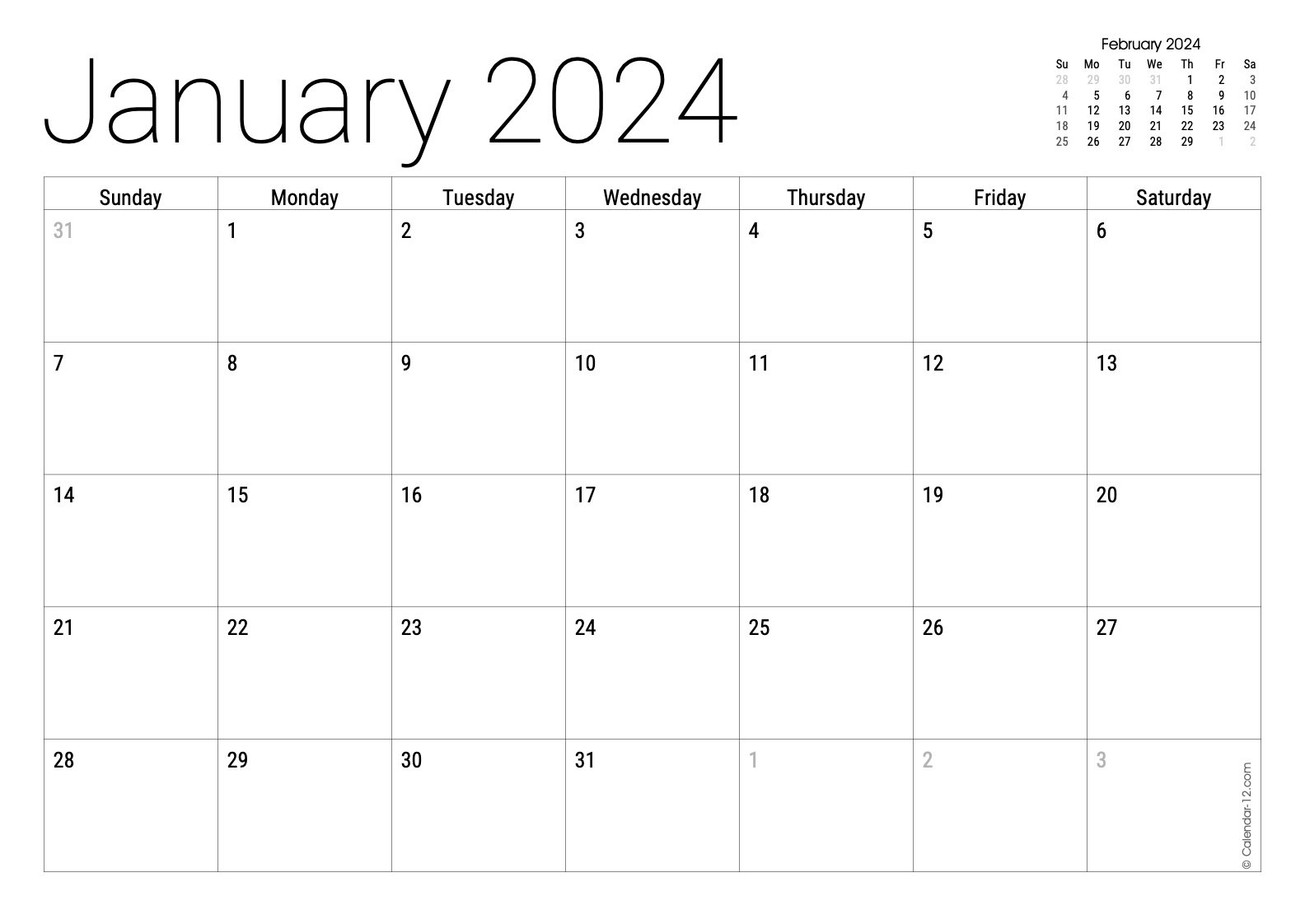 2024 Calendar - Notability Gallery