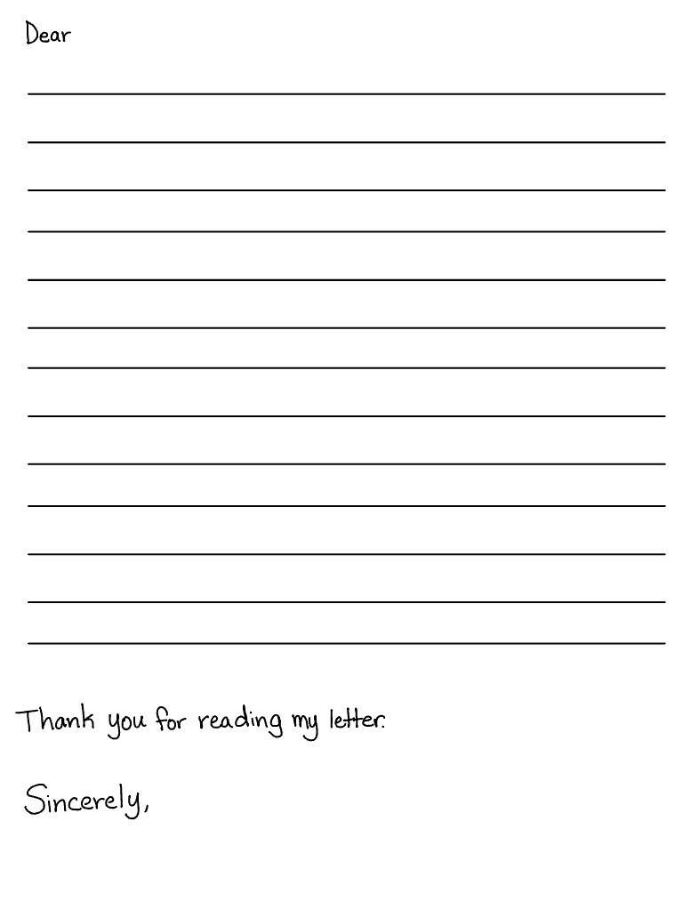 Letter Template - Notability Gallery