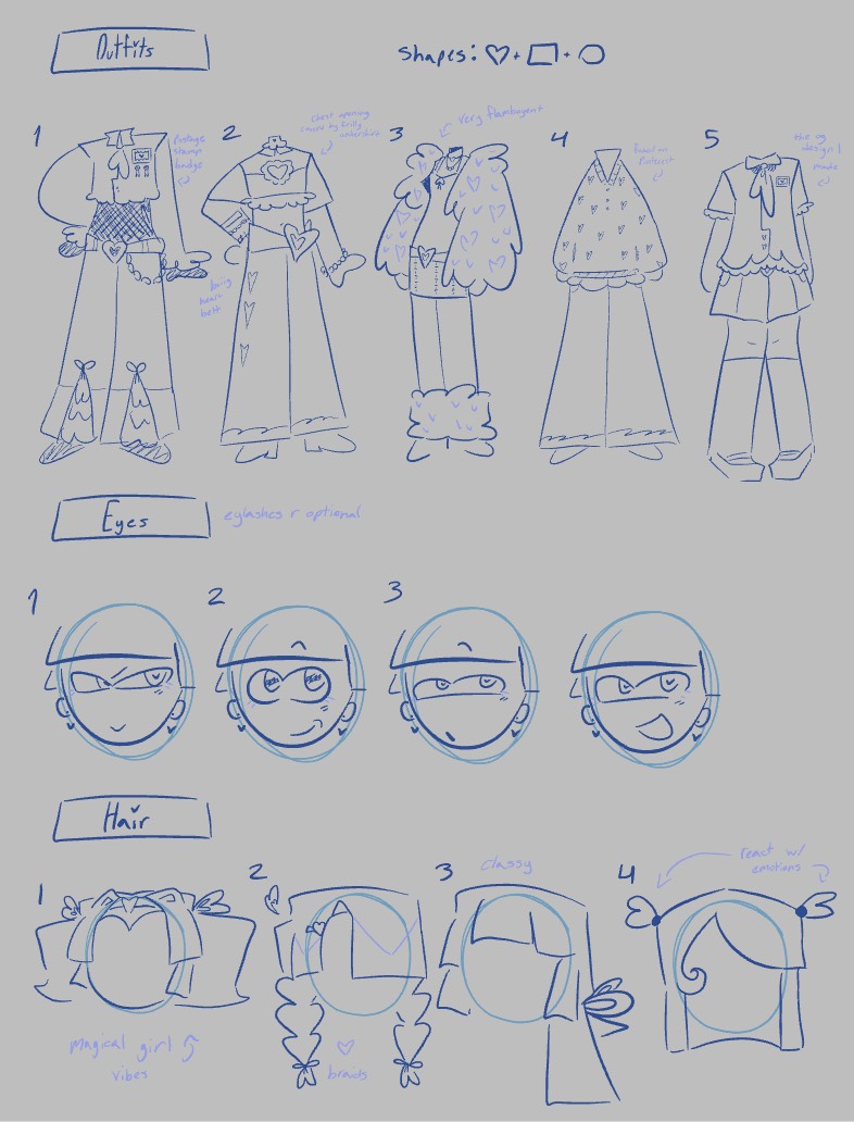 Love Letter Gijinka Brainstorm - Notability Gallery