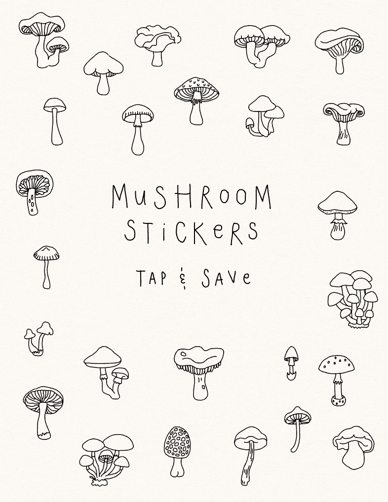 Mushroom Stickers - Notability Gallery