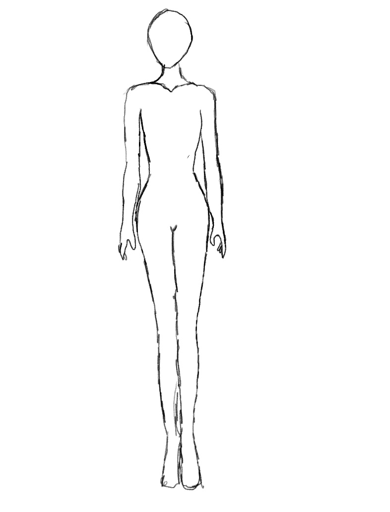 Simple Girl Body Outline - Notability Gallery