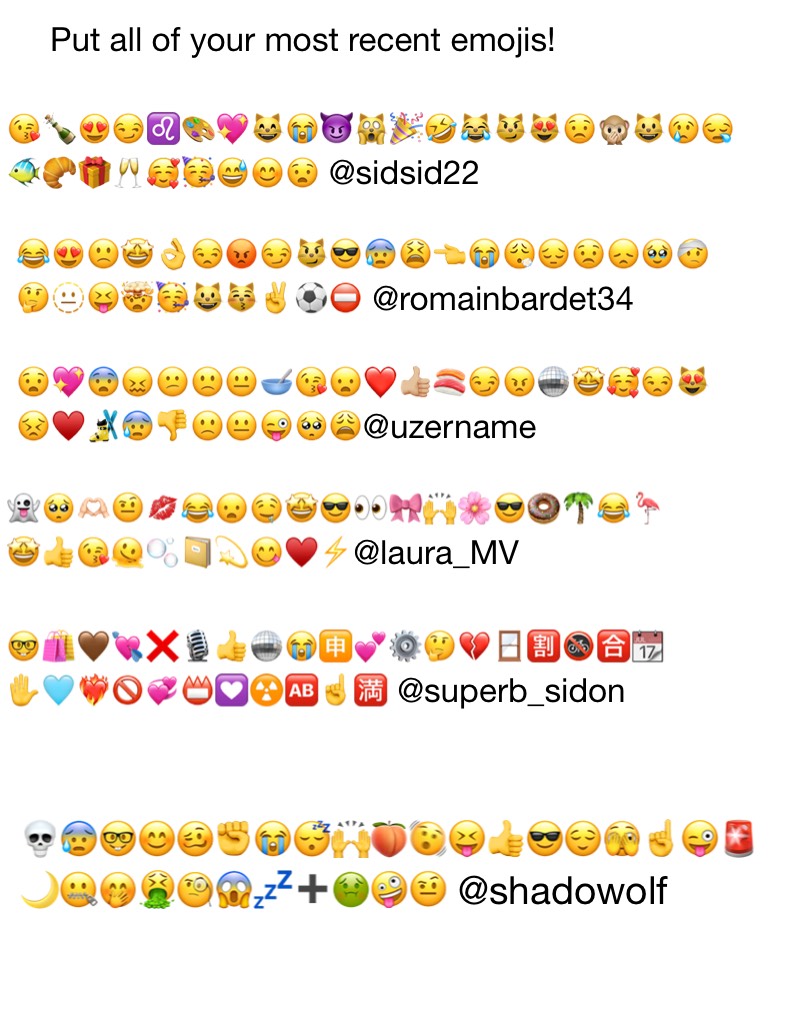 Put Your Most Recent Emojis! - Notability Gallery