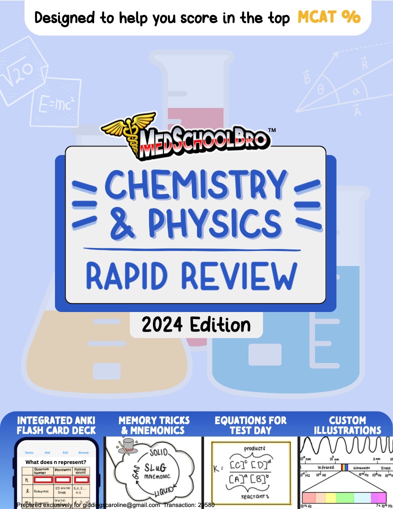 Chemistry & Physics Rapid Reveiw - Notability Gallery
