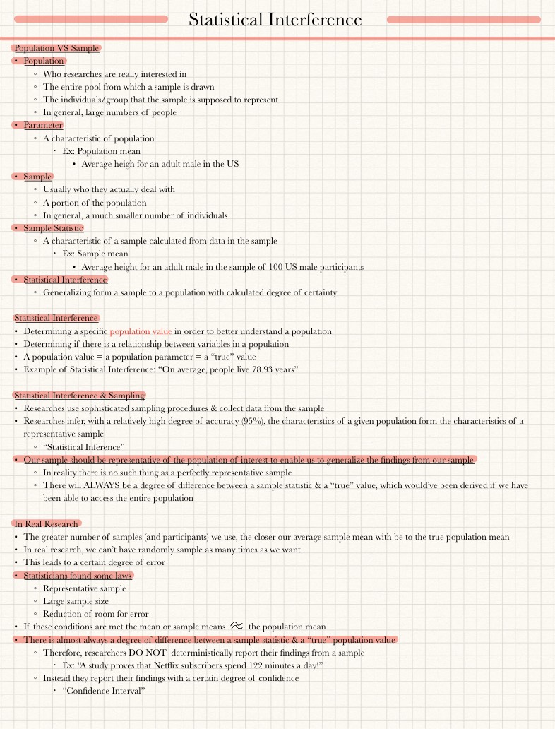 COMG 102 - Week 1 : Statistical Interference - Notability Gallery