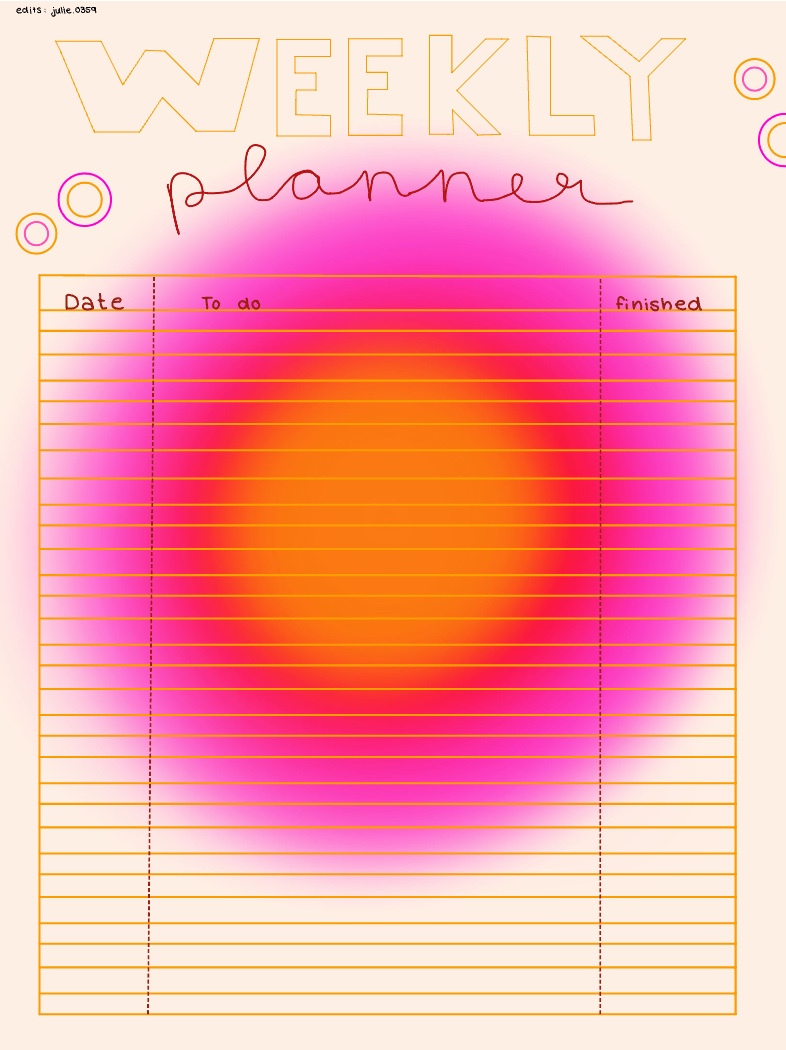 Weekly Planner - Notability Gallery