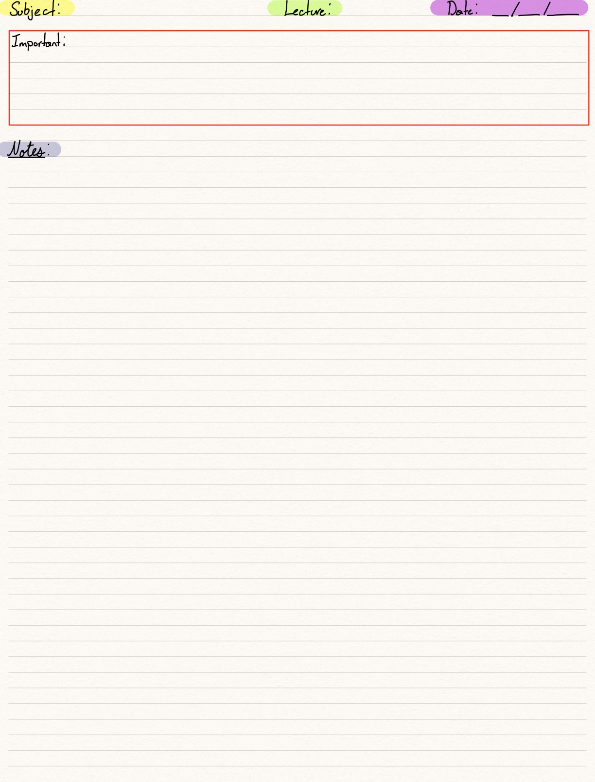 Lecture Notes - Notability Gallery