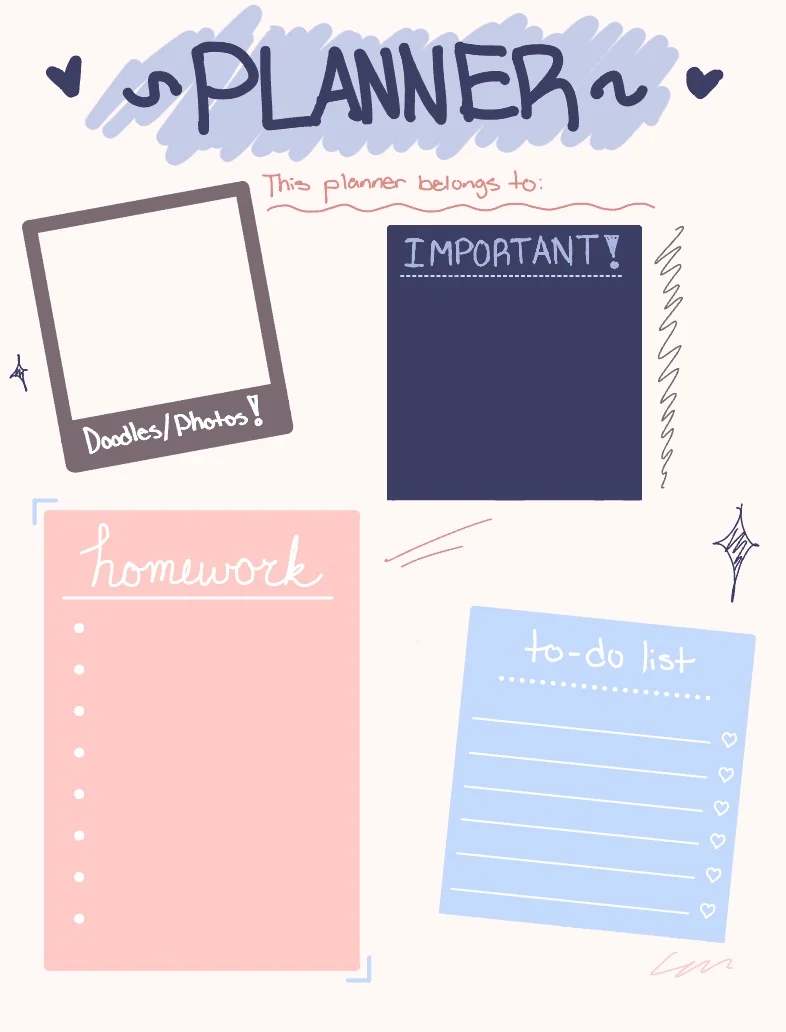 Multicolored Daily Planner - Notability Gallery
