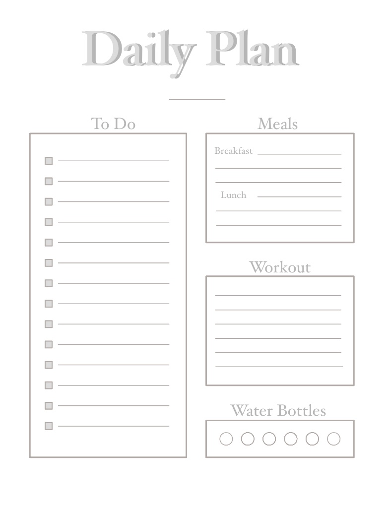 Daily Plan - Notability Gallery