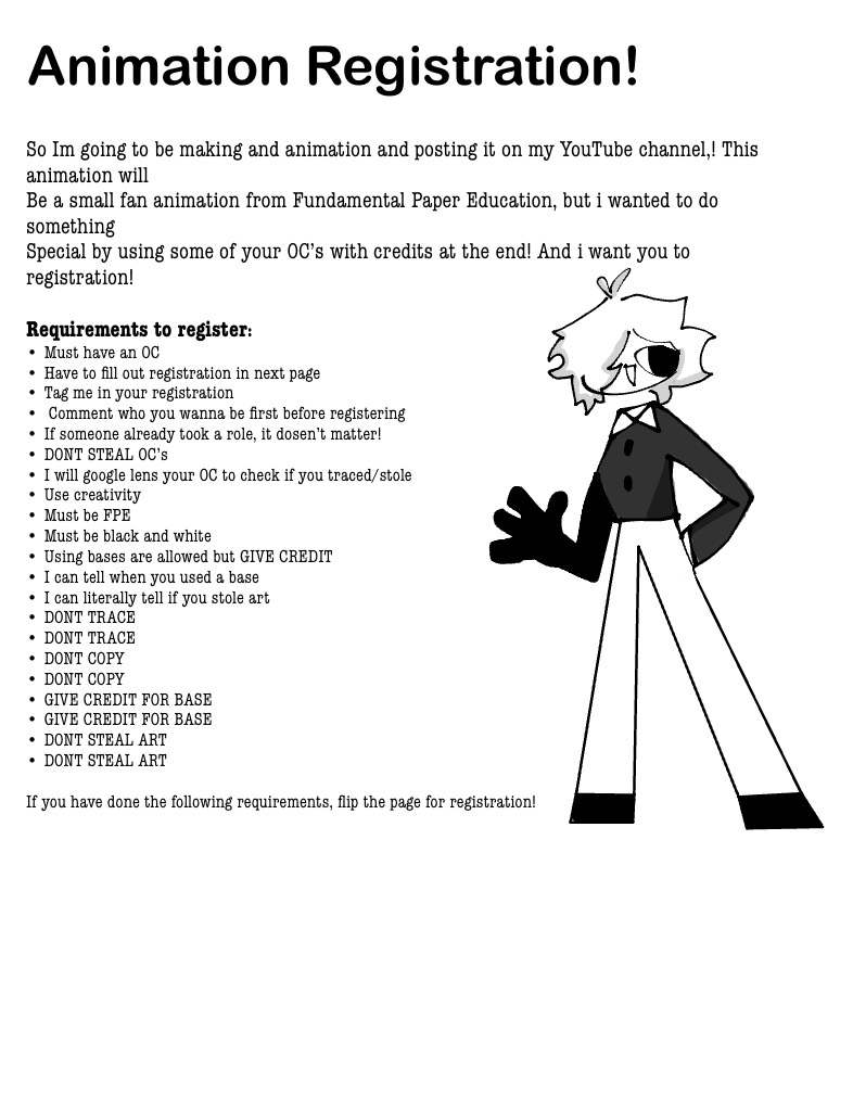 Animation Registration!-OPEN - Notability Gallery