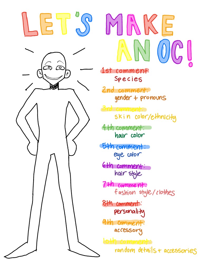 Help Me Make An OC With YOUR Comments! - Notability Gallery