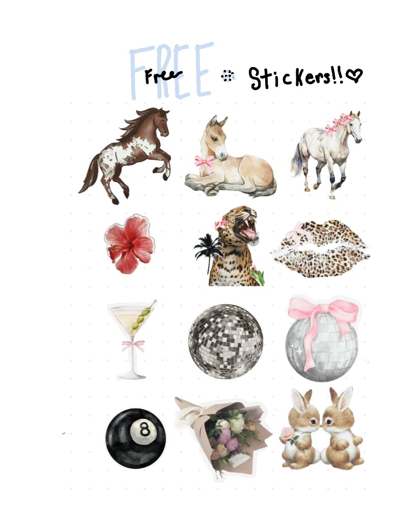 More Stickers!! 🩵 🫶🏻 - Notability Gallery