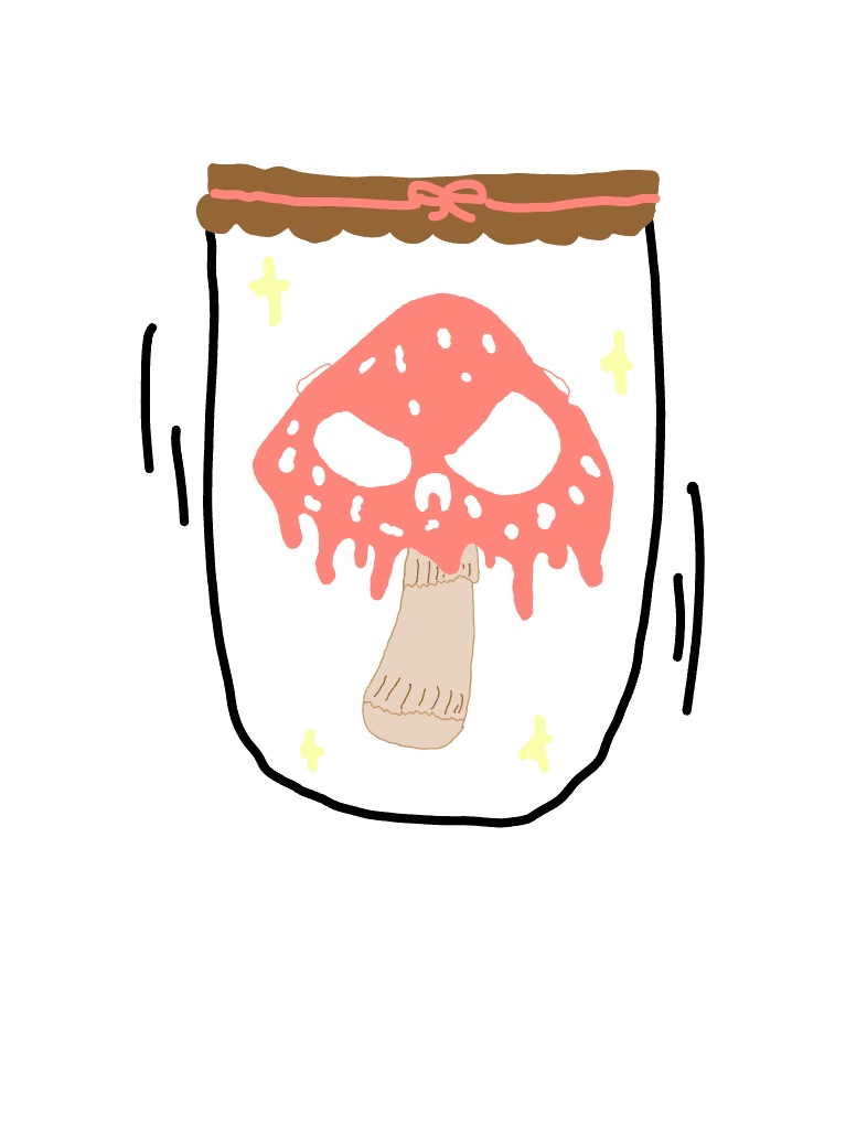Evil Mushroom Trapped In A Jar! - Notability Gallery