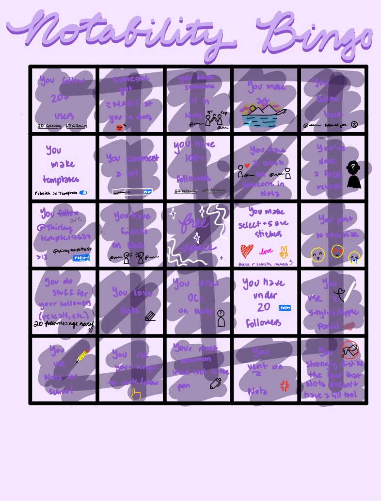 Nota Bingo - Notability Gallery