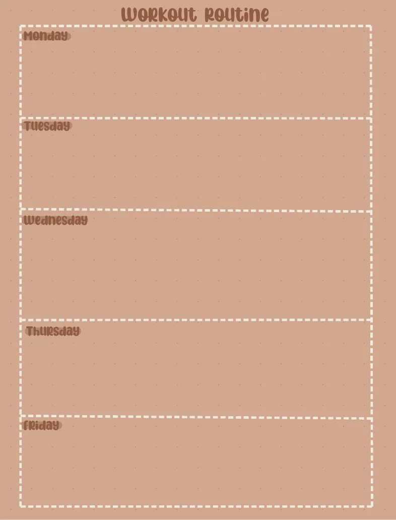 Workout Routine - Notability Gallery