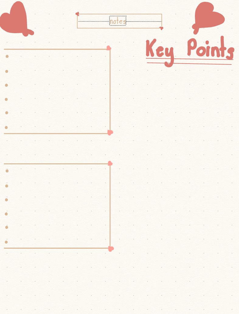 Cute Heart Notes - Notability Gallery