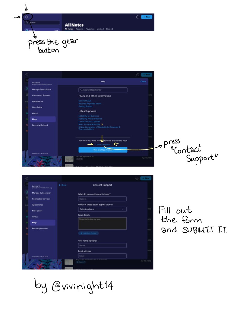 How To Change Your Username - Notability Gallery