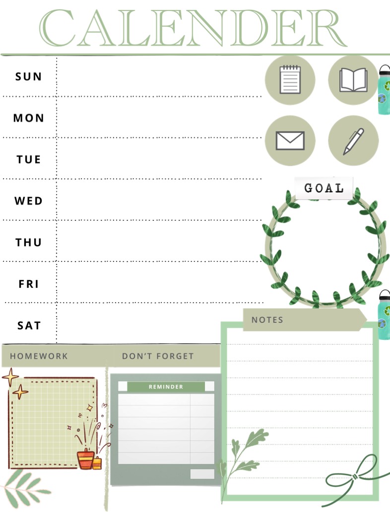 Weekly Calendar - Notability Gallery