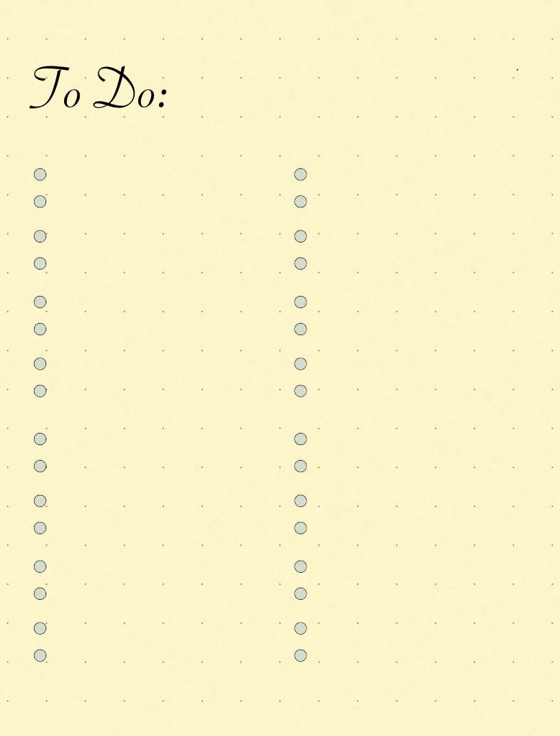 To Do List (simple) - Notability Gallery