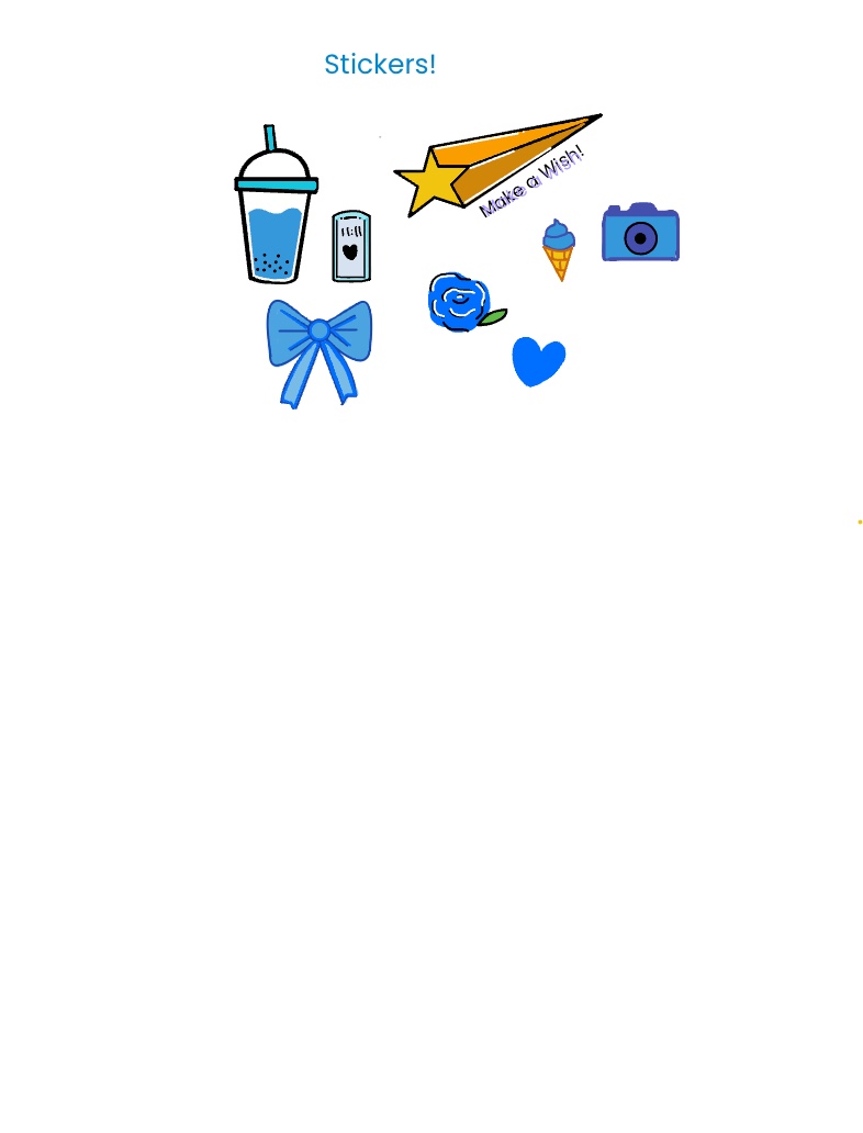 Blue Asthetic Stickers - Notability Gallery