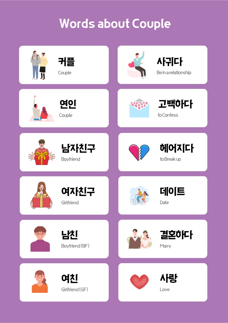 hangul love phrases