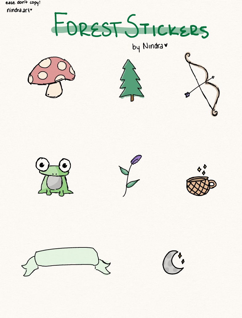 Forest Stickers
