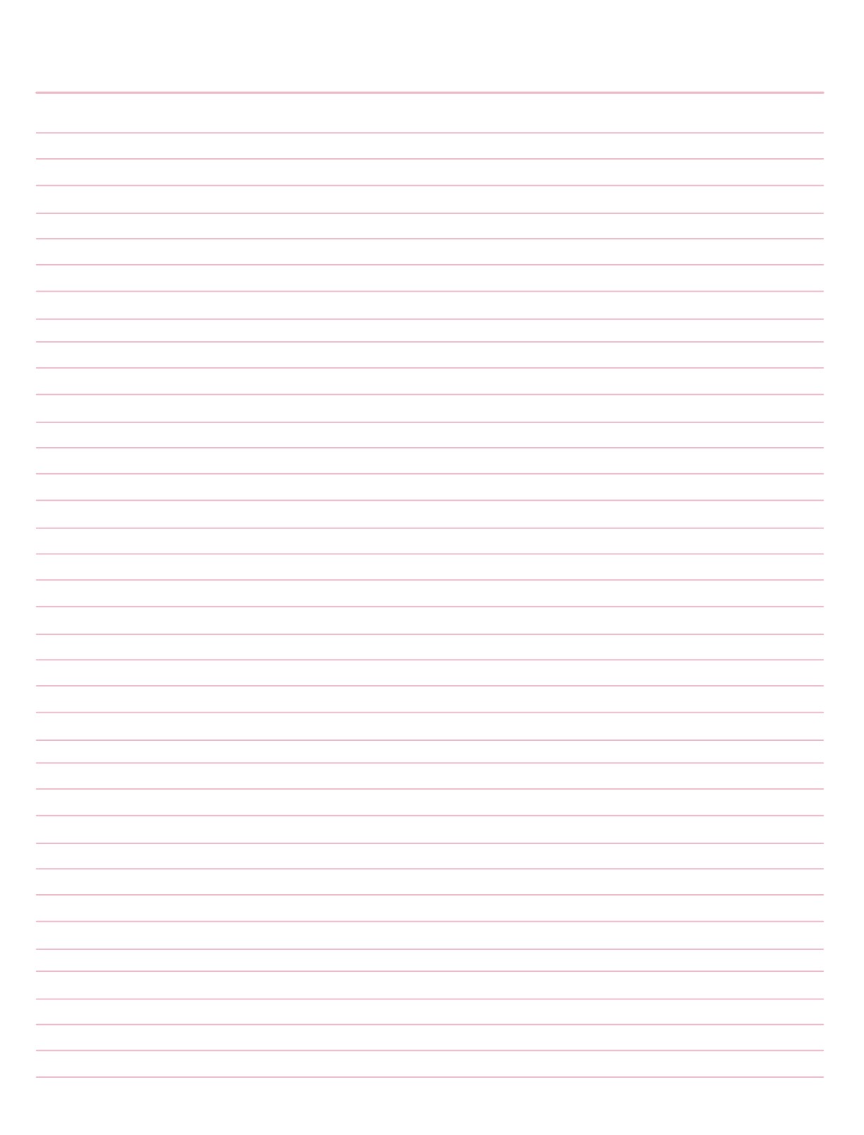 Pink Lined Notebook Paper - Notability Gallery