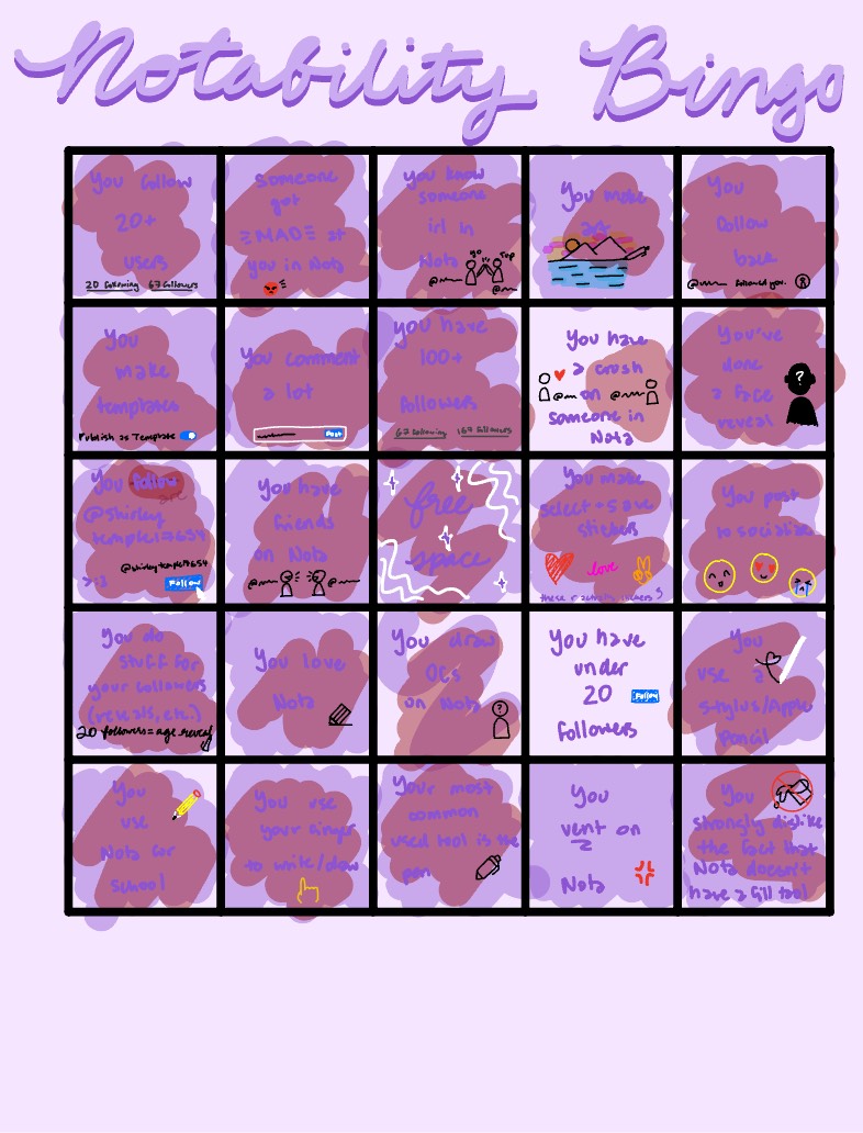 Nota Bingo (2) - Notability Gallery