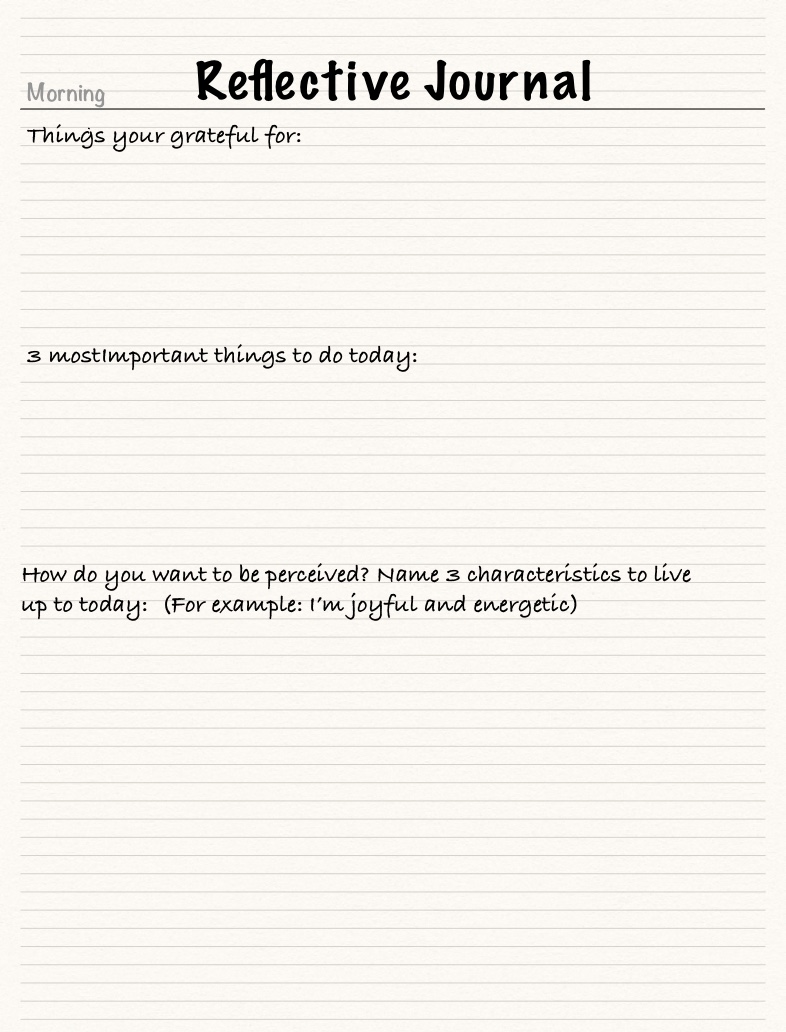 Morning Journalling Template Notability Gallery