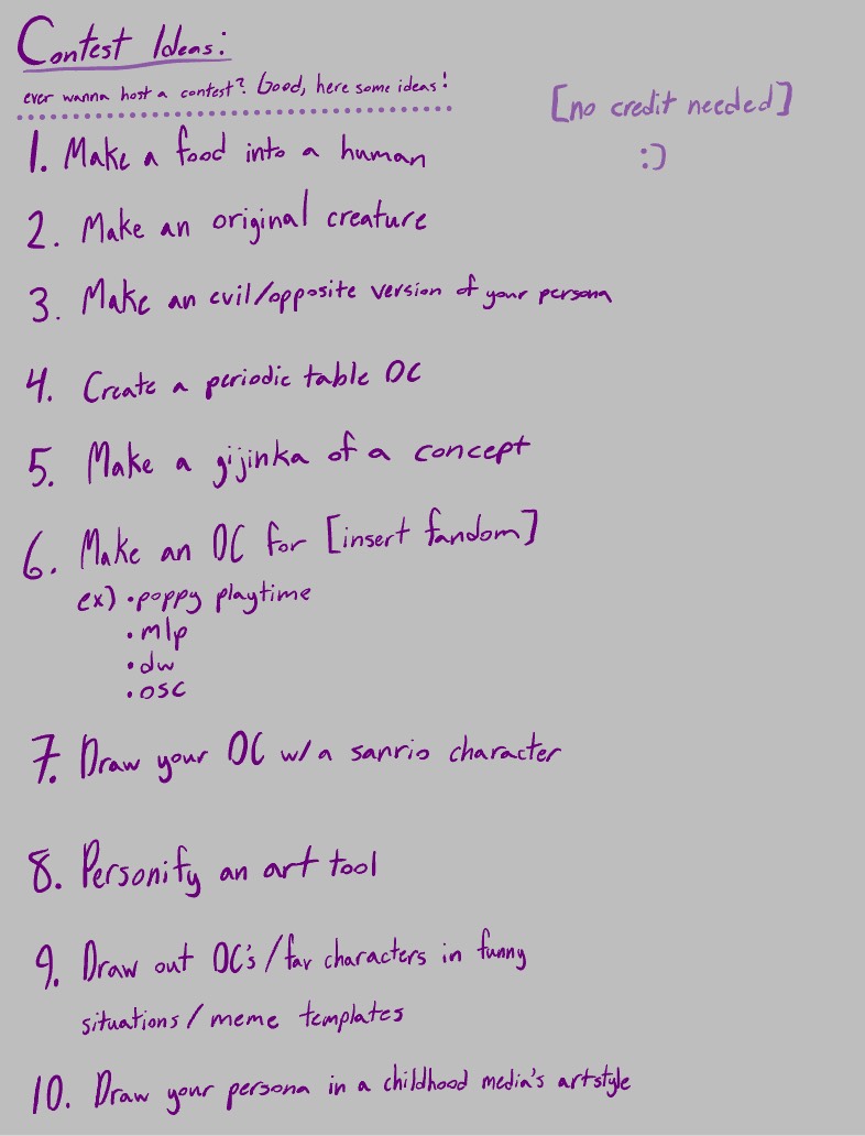 10 Contest Ideas That R Really Really Cool - Notability Gallery