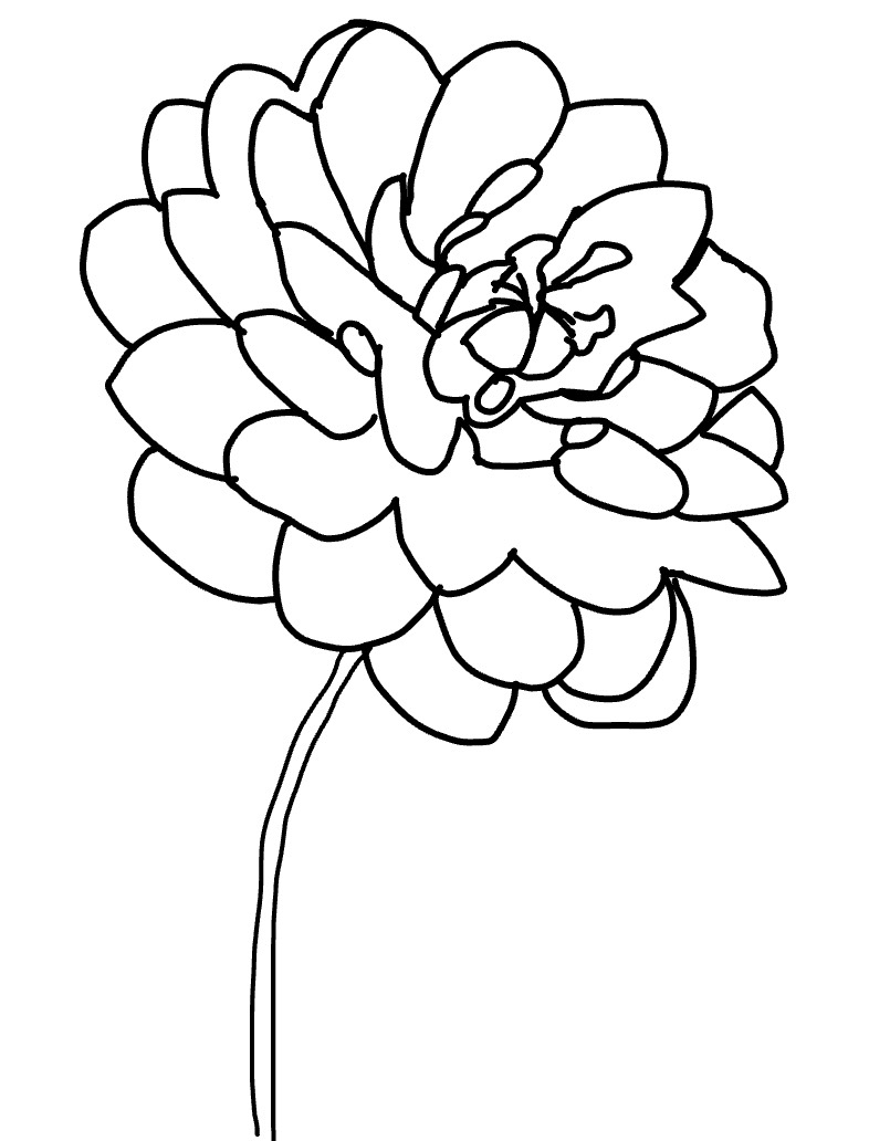 Flower Coloring Page - Notability Gallery