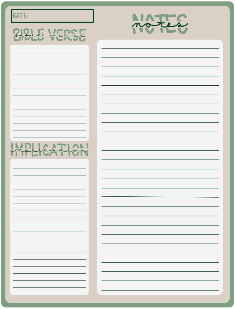 Bible Study Note Taker - Notability Gallery