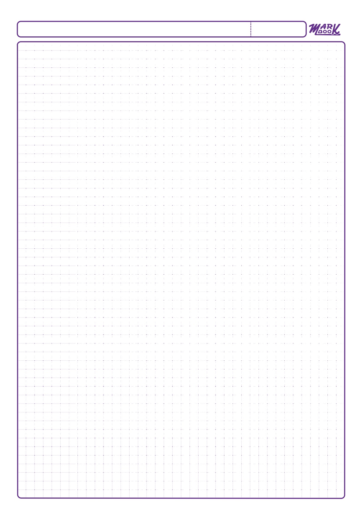 A4 Grid Notebook Template (PURPLE Version) - Notability Gallery