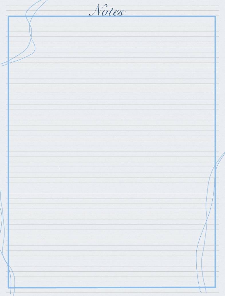 Blue Pastel Notes💙🦋 - Notability Gallery
