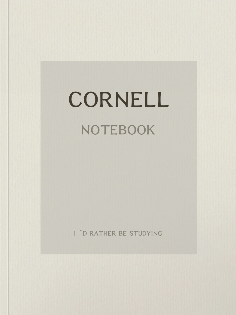 Cornell Notebook 100 Chapters With Hyperlinks（Yellow） - Notability Gallery